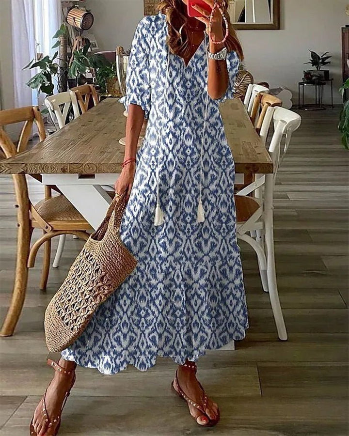 Camille | Robe bohème sans effort à coupe flatteuse