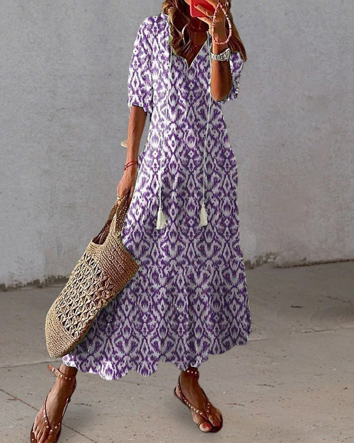 Camille | Robe bohème sans effort à coupe flatteuse