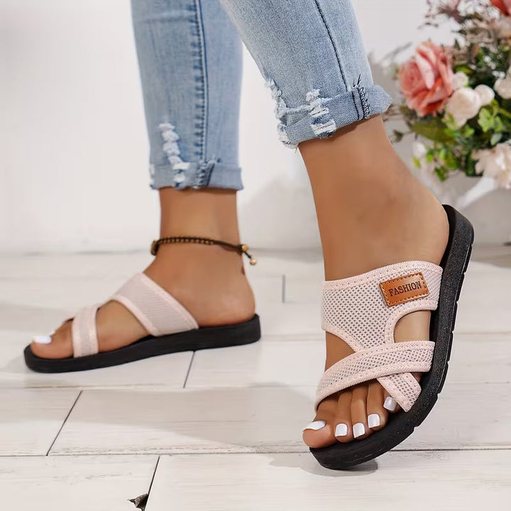 Èvelyne | Sandales confortables qui soulagent les oignons avec élégance