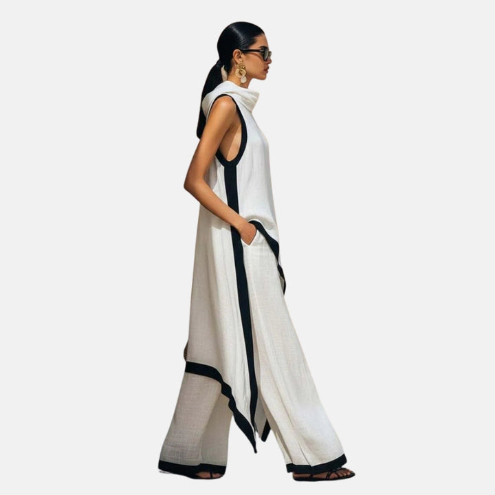 Vivienne | Ensemble Tunique et Pantalon Large