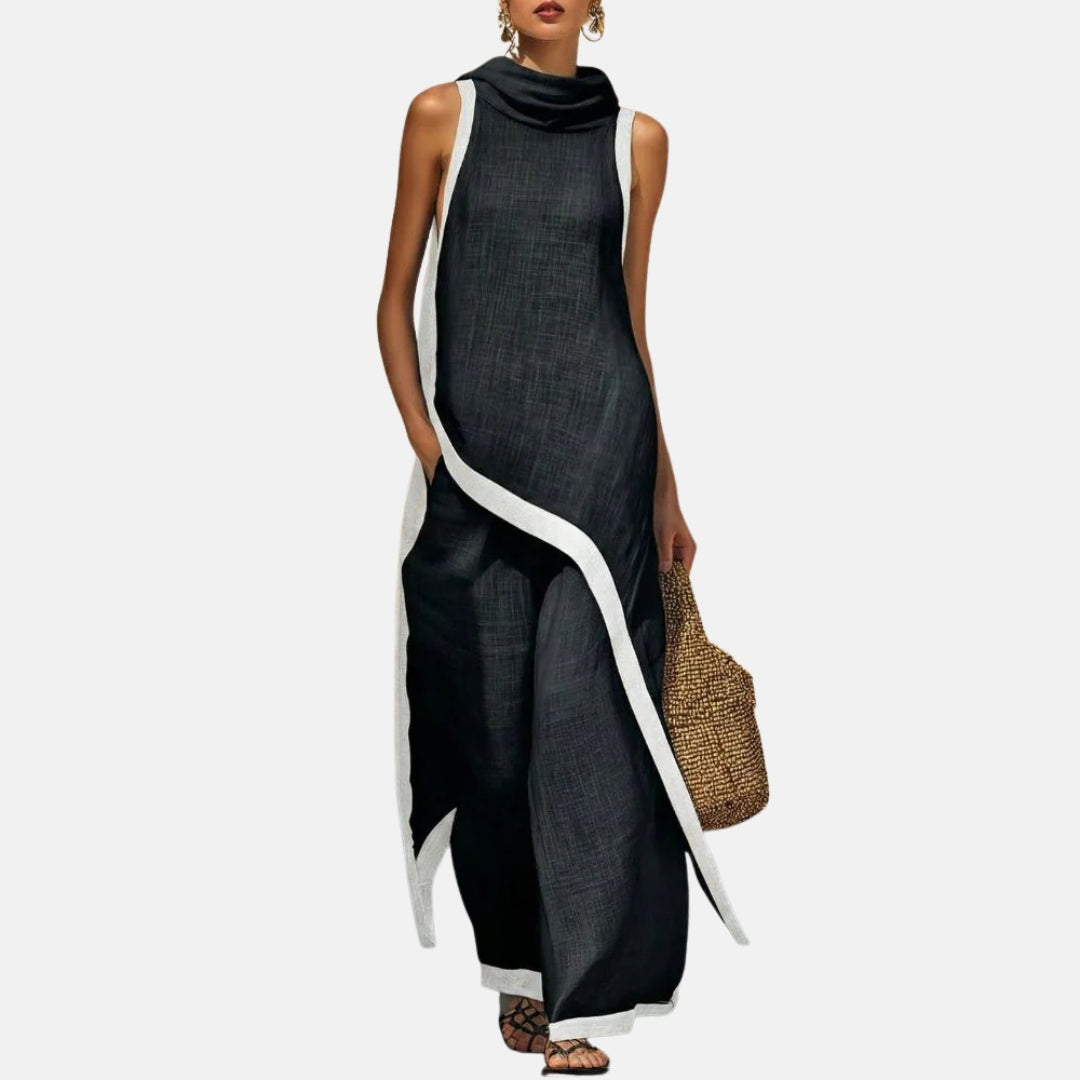 Vivienne | Ensemble Tunique et Pantalon Large