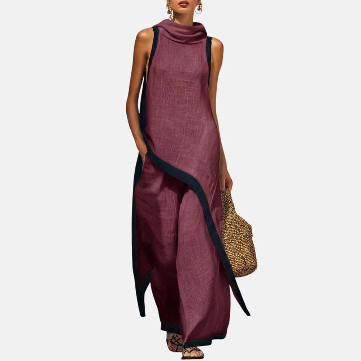 Vivienne | Ensemble Tunique et Pantalon Large