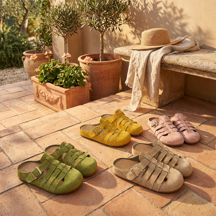 Audrey | Sandales mules confort sans fermeture