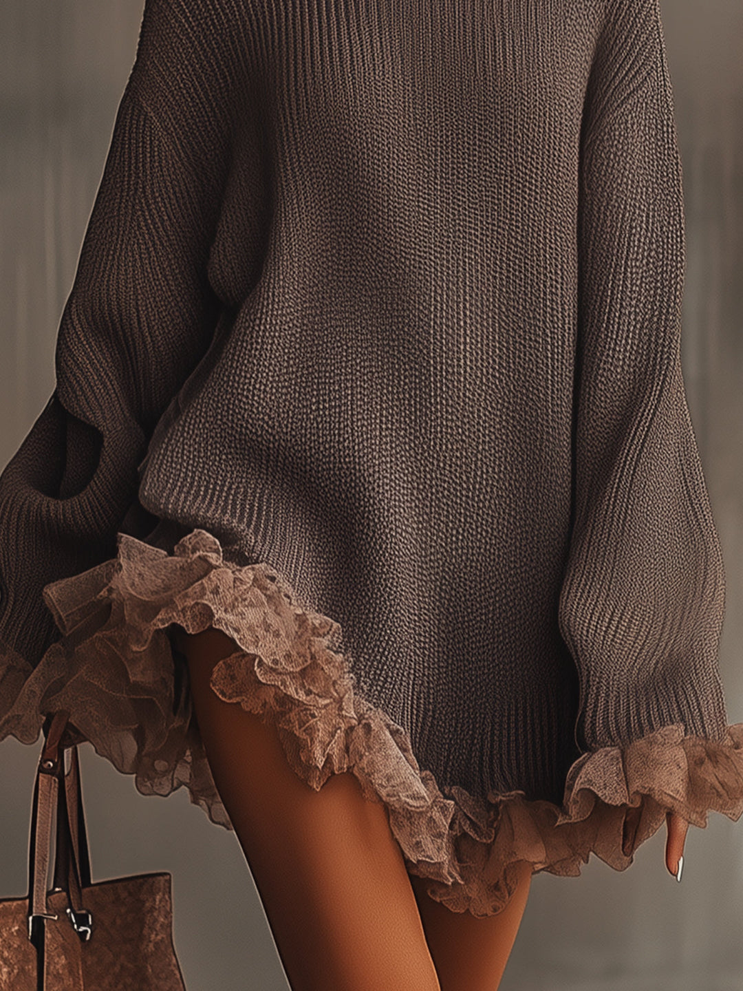 Valesyn™ | Élégante Robe-Pull Décontractée