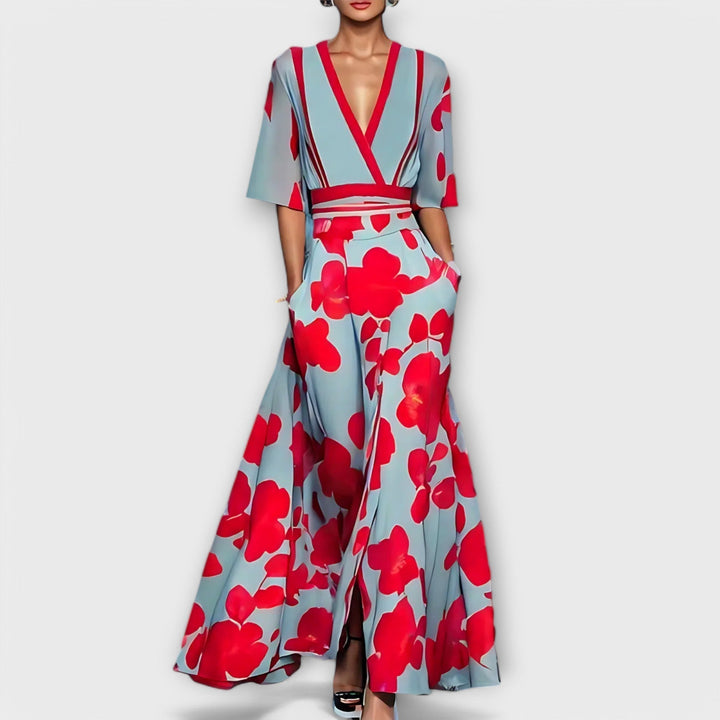 Elise™ | Élégante Robe à Fleurs