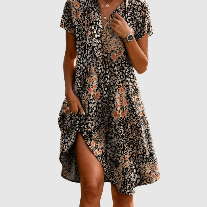 Elisé | Robe midi fluide et élégante