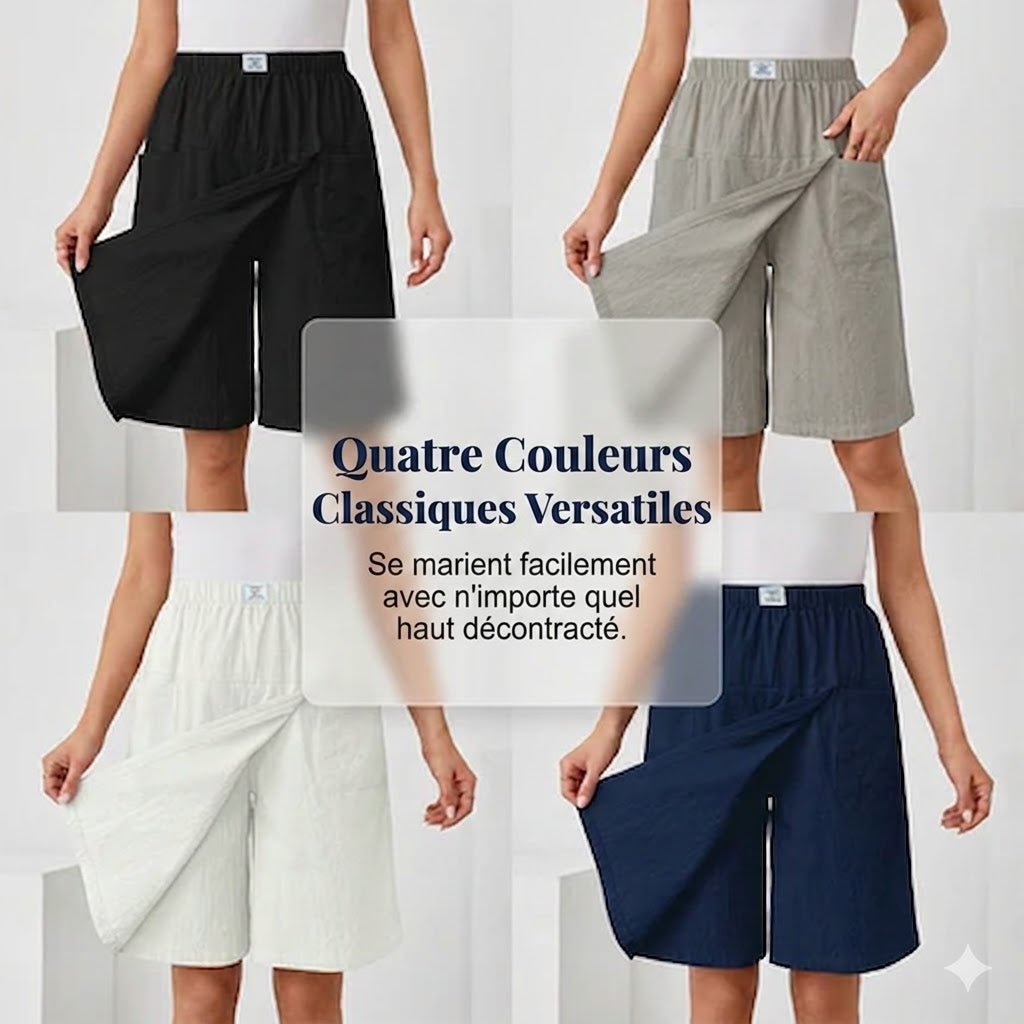 Libélle — Skort taille élastique poches liberté active