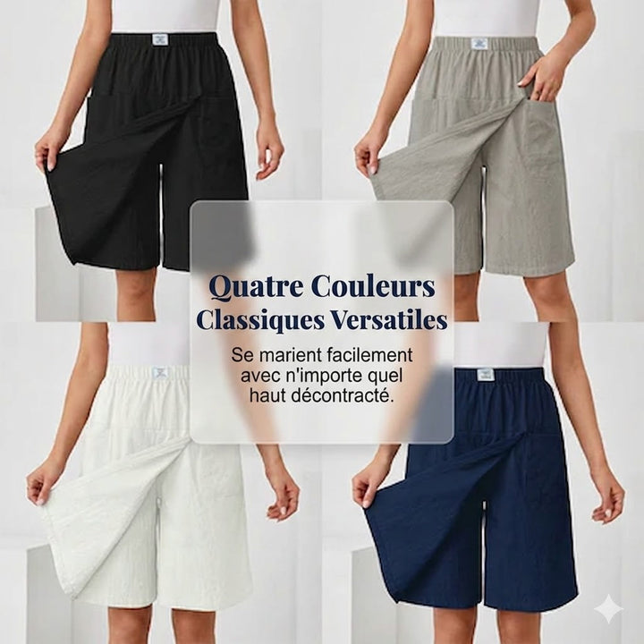 Libélle — Skort taille élastique poches liberté active