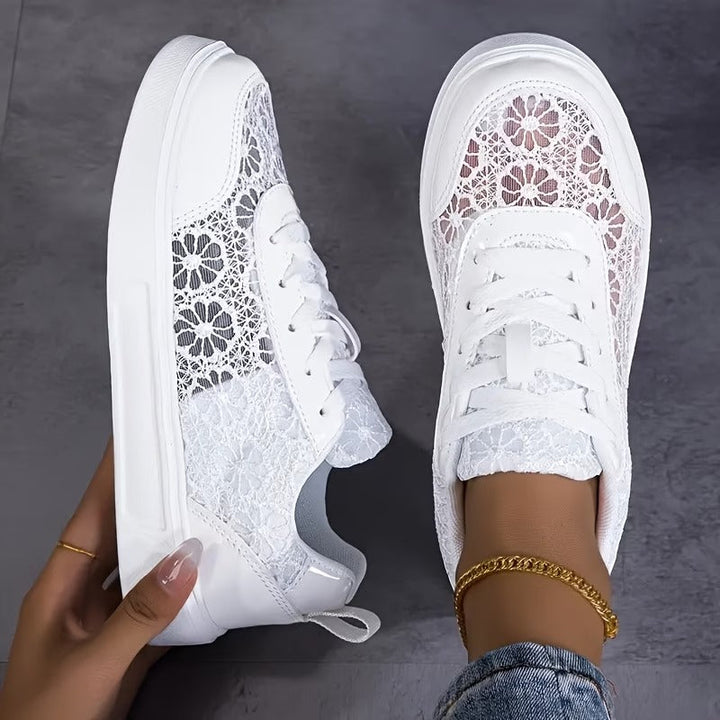 Sylvie | Baskets Dentelle Florale