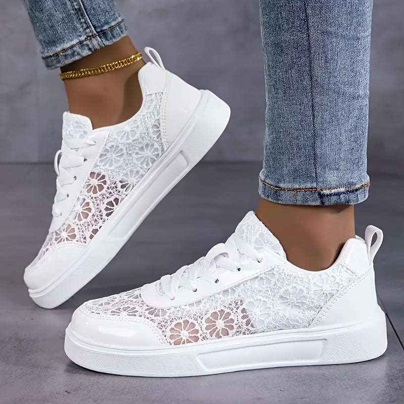 Sylvie | Baskets Dentelle Florale