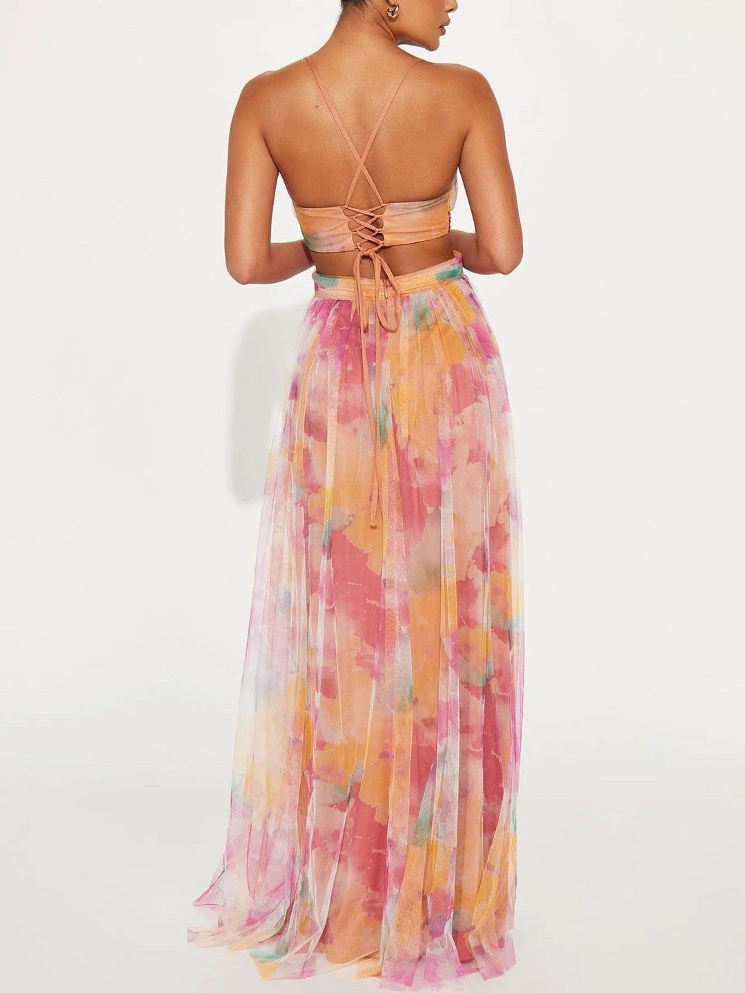 Camille | Robe Longue Florale Élégante