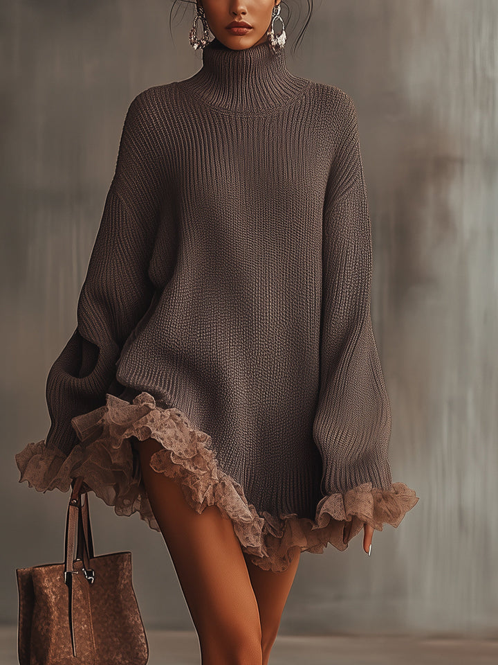Valesyn™ | Élégante Robe-Pull Décontractée