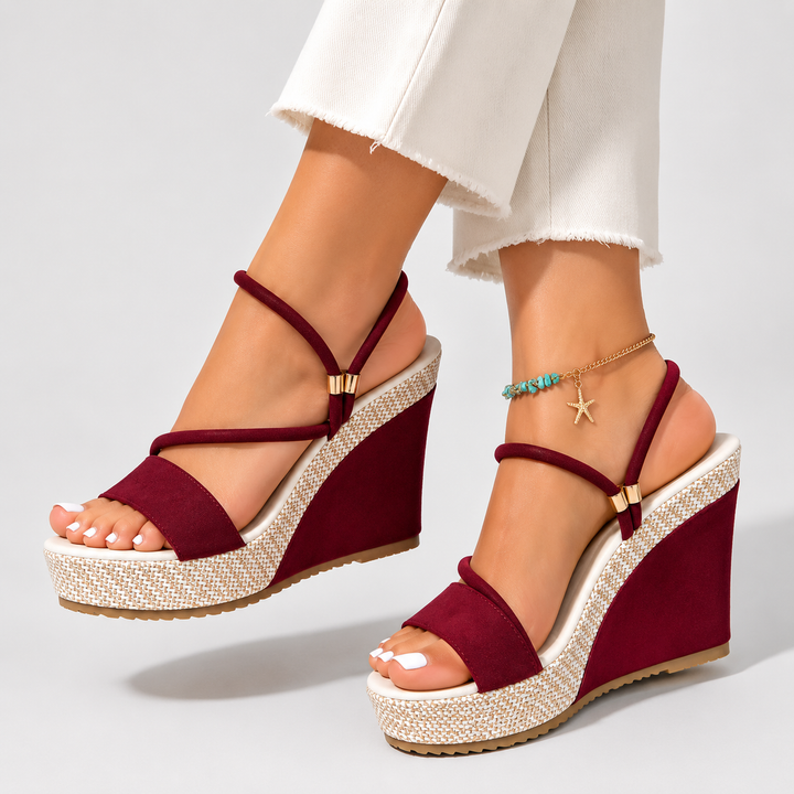 Valentine | Sandales Compensées Confortables