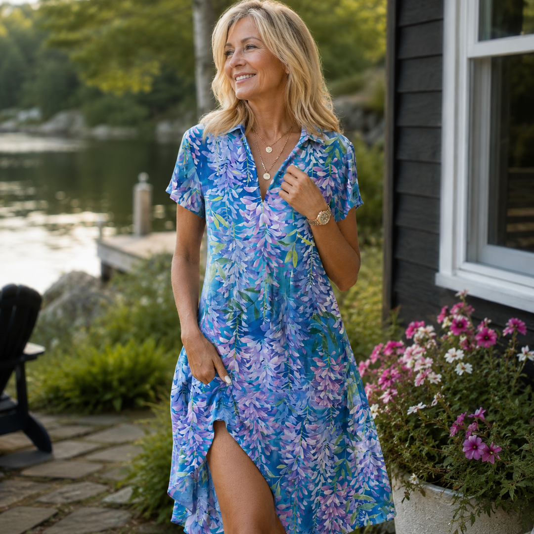 Elisé | Robe midi fluide et élégante