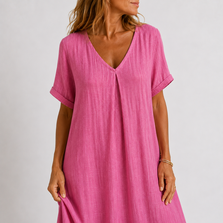 Coralie | Robe longue fluide