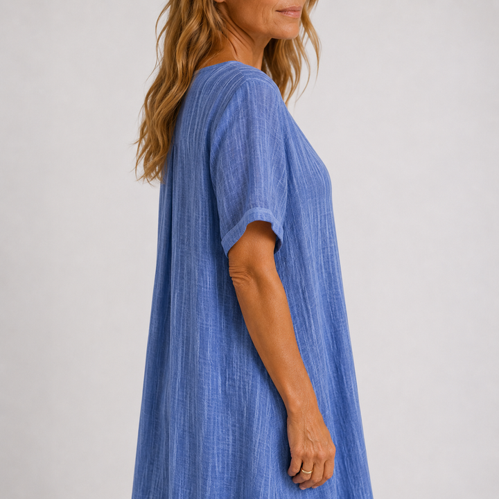Coralie | Robe longue fluide