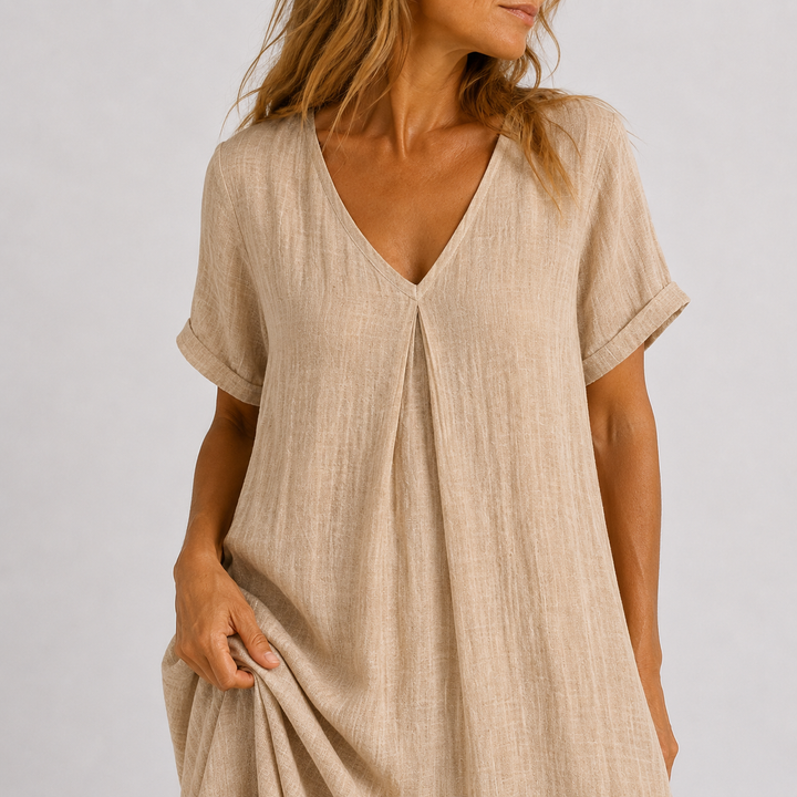 Coralie | Robe longue fluide