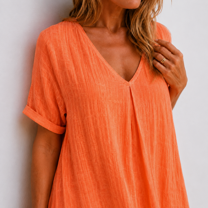 Coralie | Robe longue fluide