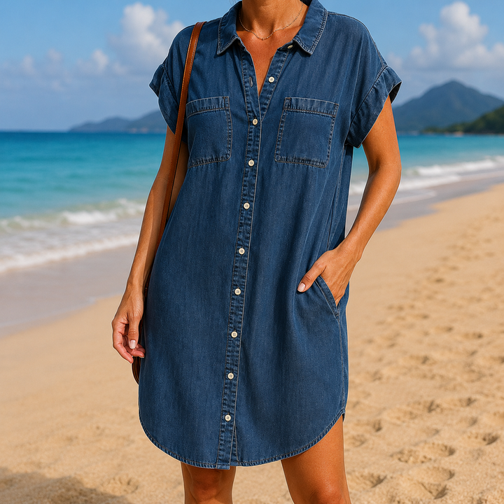 Mélanie | Robe en denim