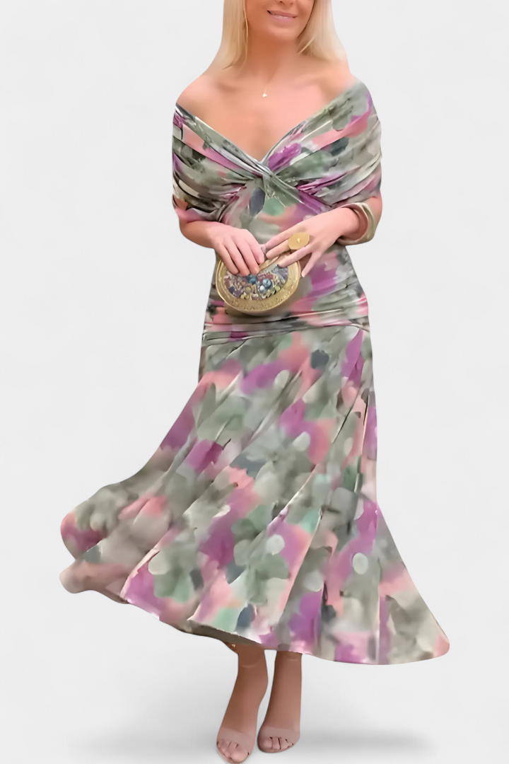 Fiona | Robe Maxi Fleurie