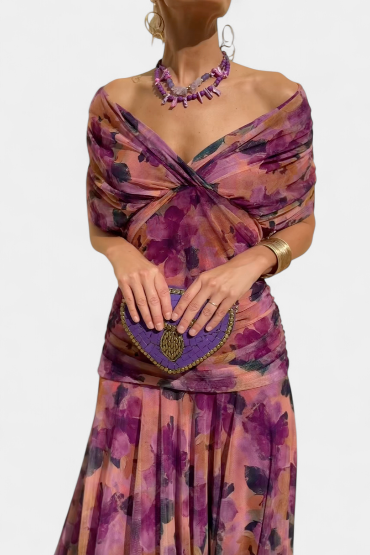 Fiona | Robe Maxi Fleurie