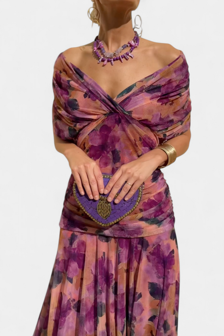 Fiona | Robe Maxi Fleurie