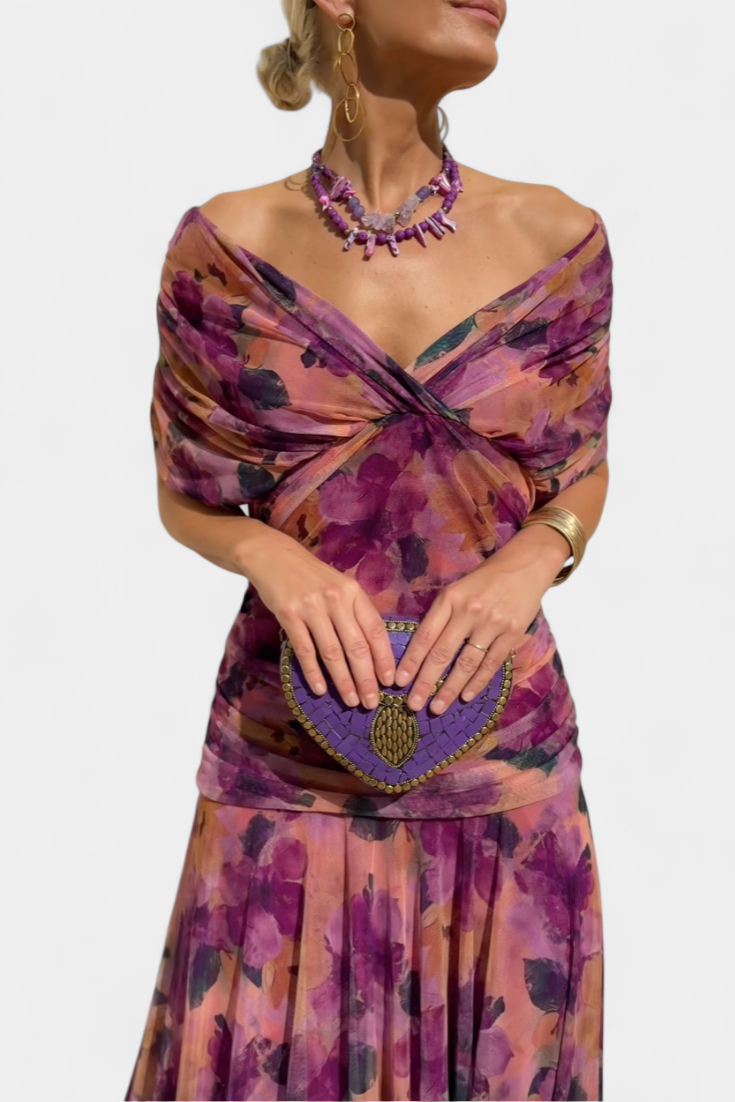 Fiona | Robe Maxi Fleurie