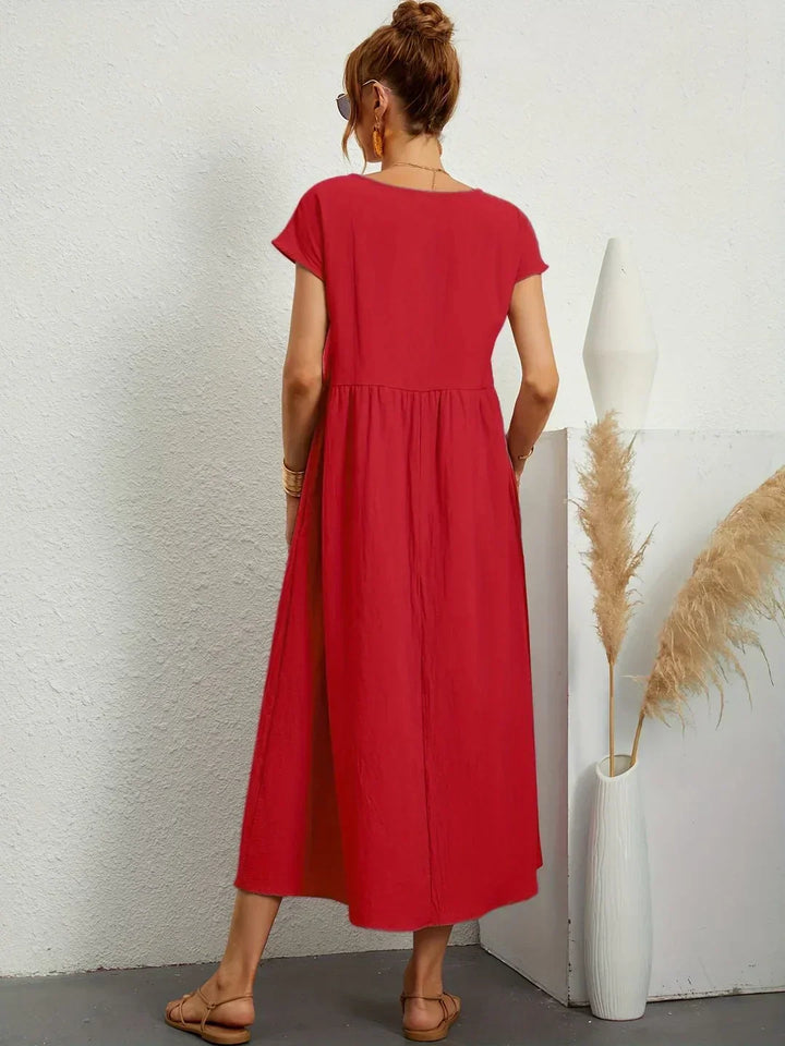 Clara™ | Robe midi fluide élégance intemporelle
