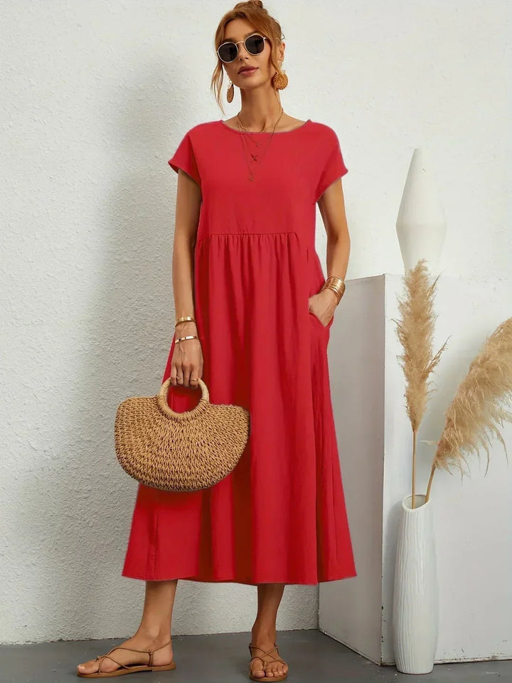 Clara™ | Robe midi fluide élégance intemporelle