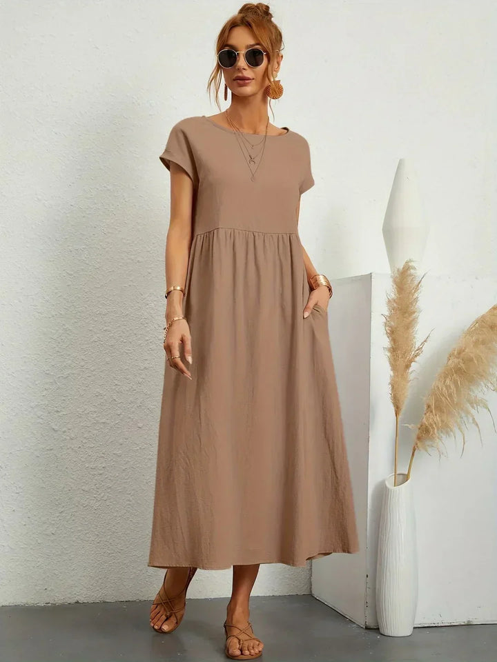 Clara™ | Robe midi fluide élégance intemporelle