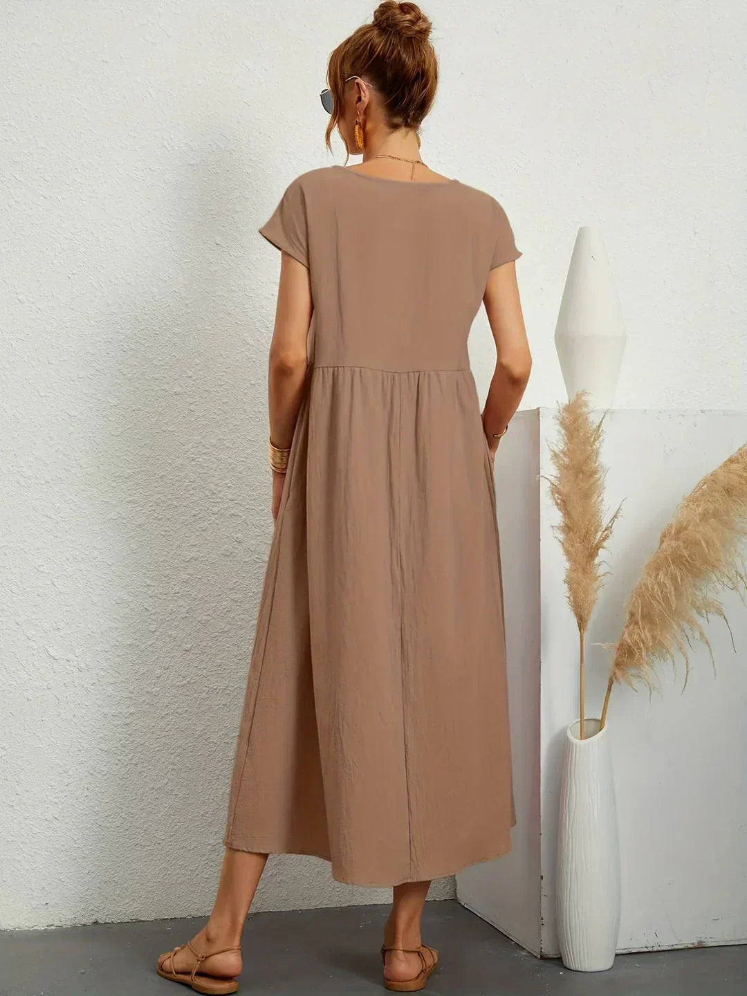 Clara™ | Robe midi fluide élégance intemporelle