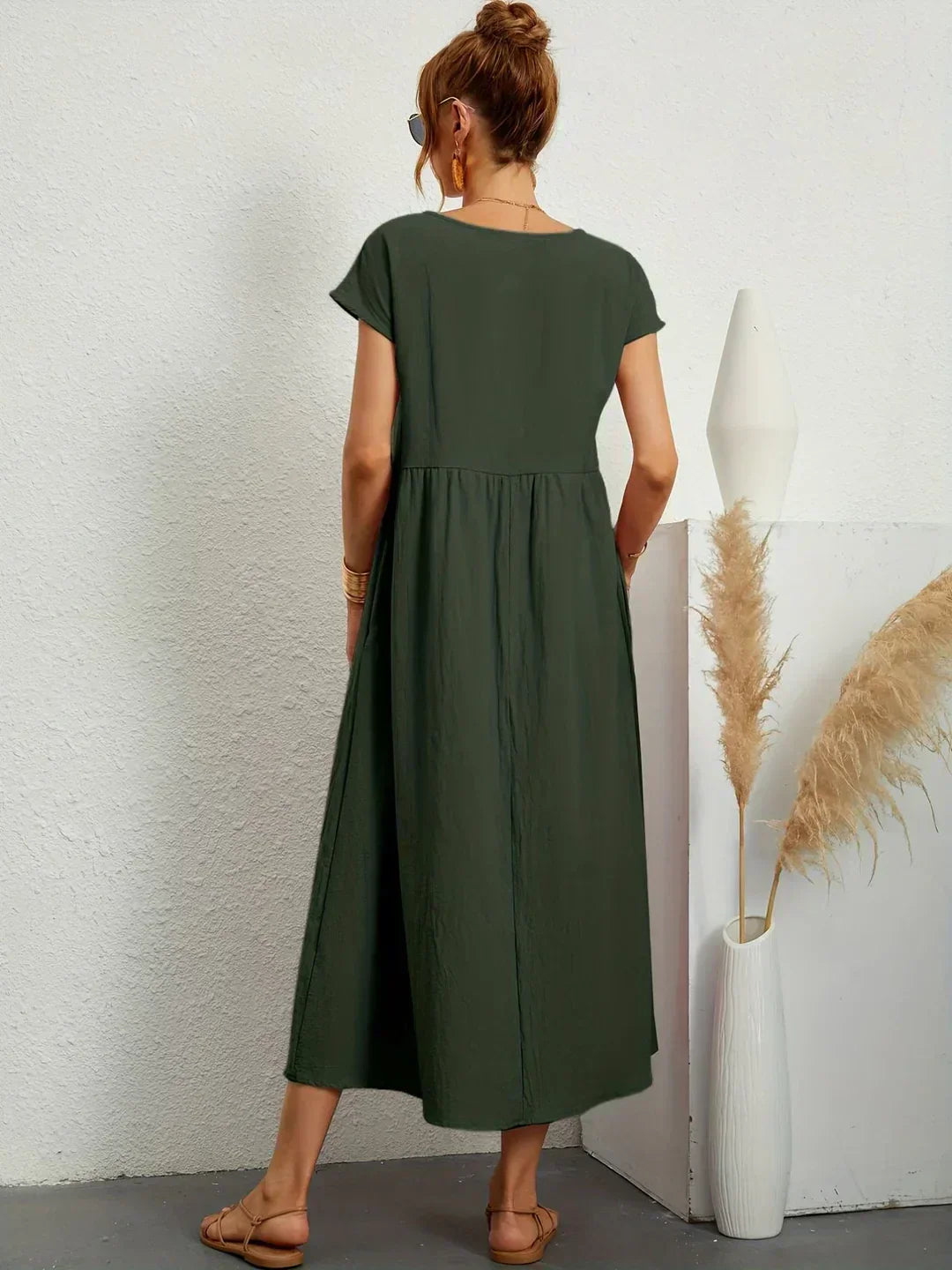 Clara™ | Robe midi fluide élégance intemporelle