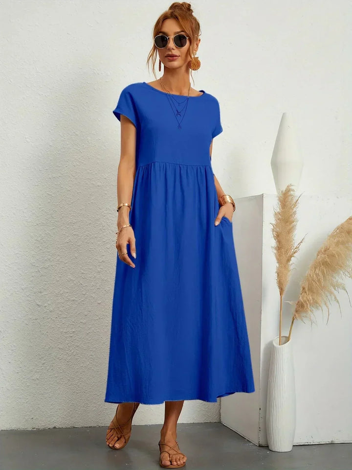Clara™ | Robe midi fluide élégance intemporelle