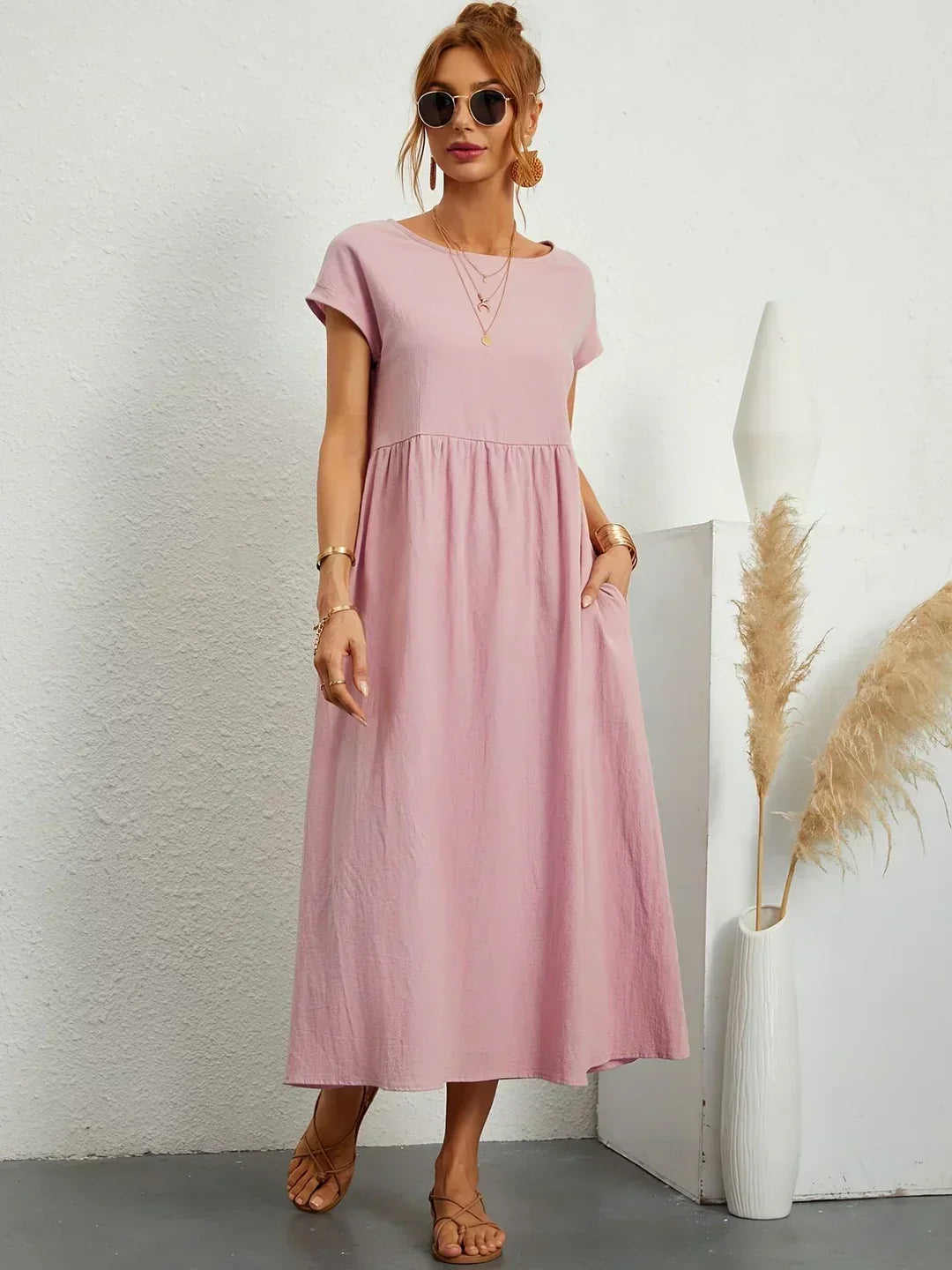 Clara™ | Robe midi fluide élégance intemporelle