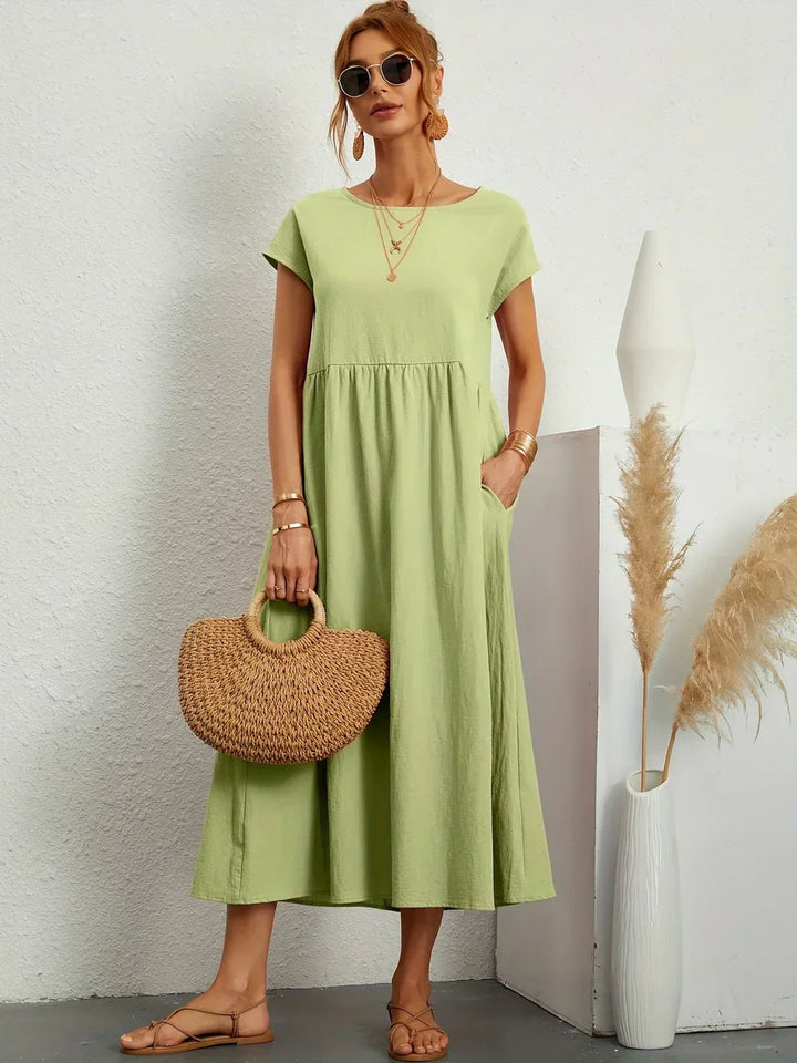 Clara™ | Robe midi fluide élégance intemporelle
