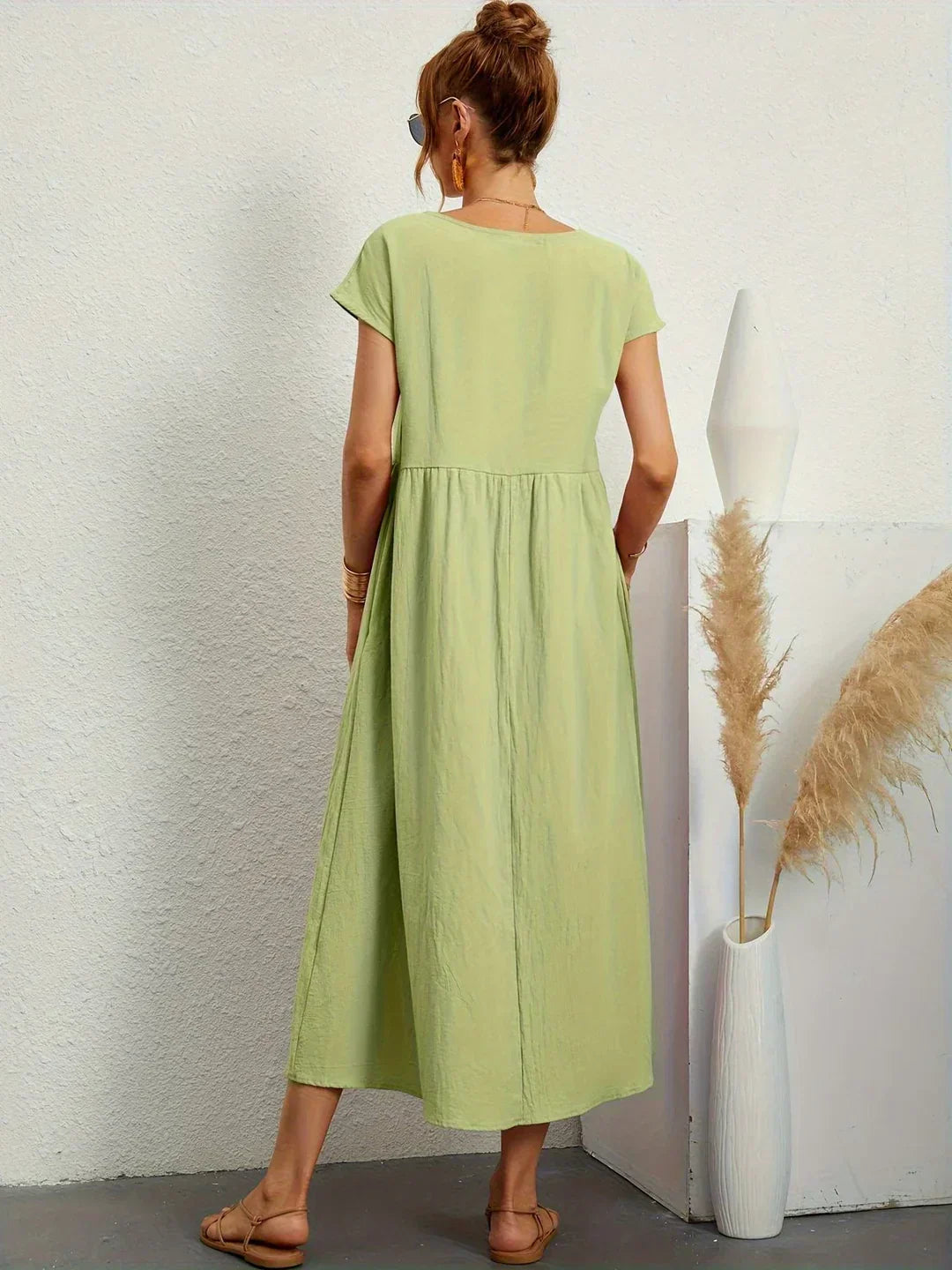 Clara™ | Robe midi fluide élégance intemporelle
