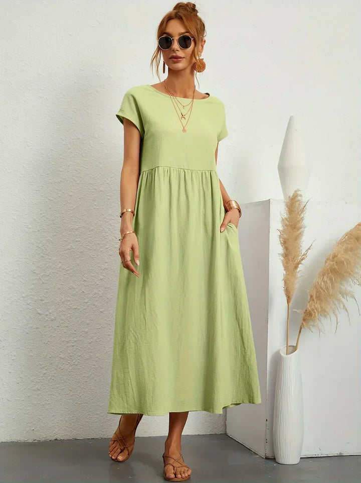Clara™ | Robe midi fluide élégance intemporelle