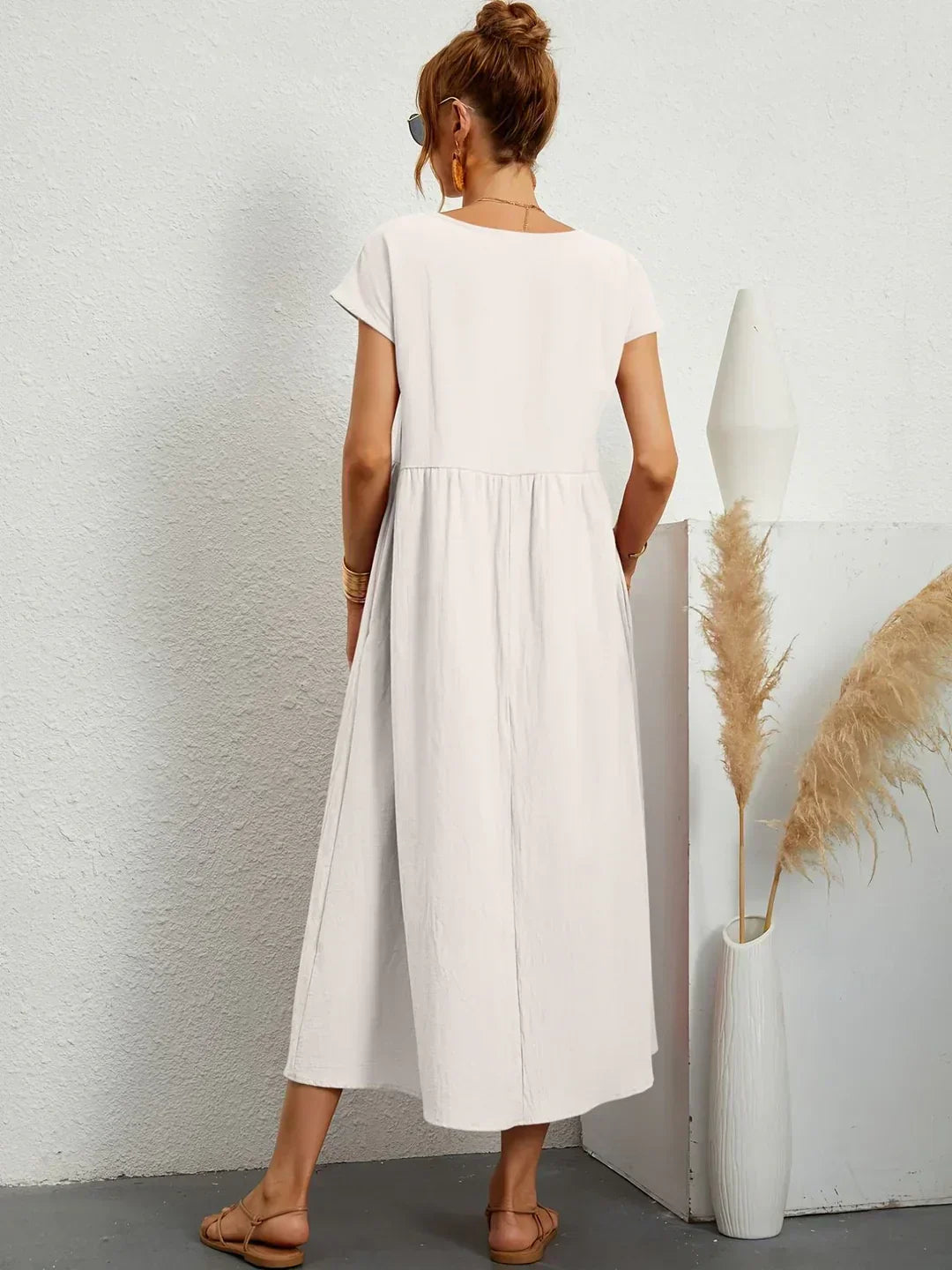 Clara™ | Robe midi fluide élégance intemporelle