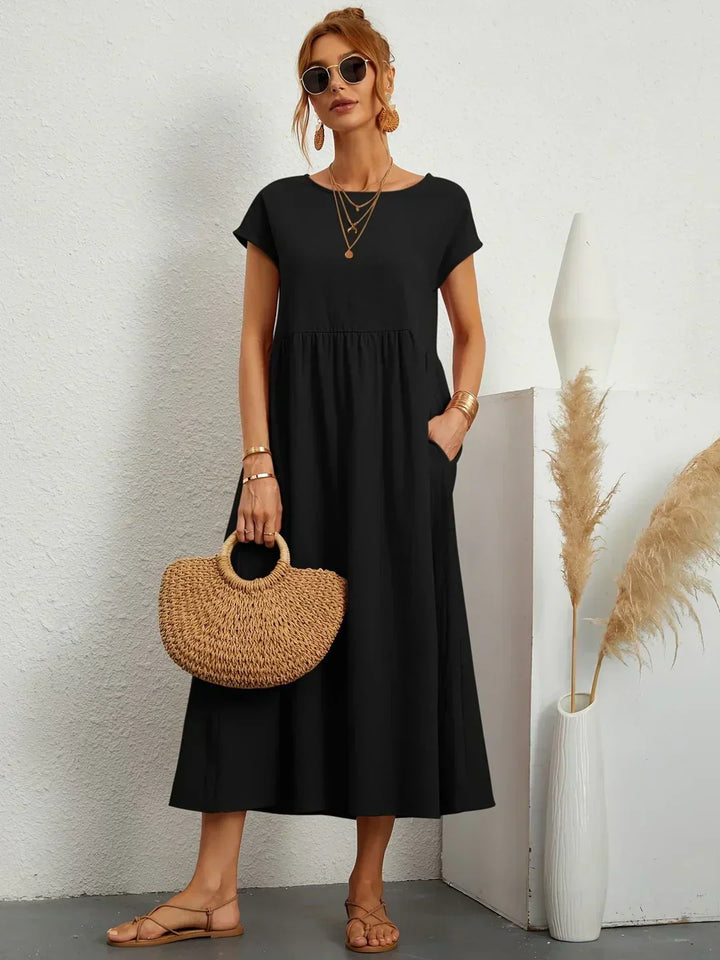 Clara™ | Robe midi fluide élégance intemporelle