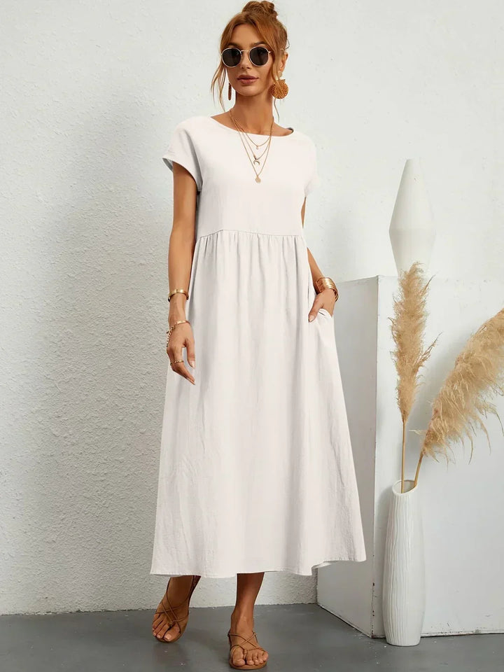 Clara™ | Robe midi fluide élégance intemporelle