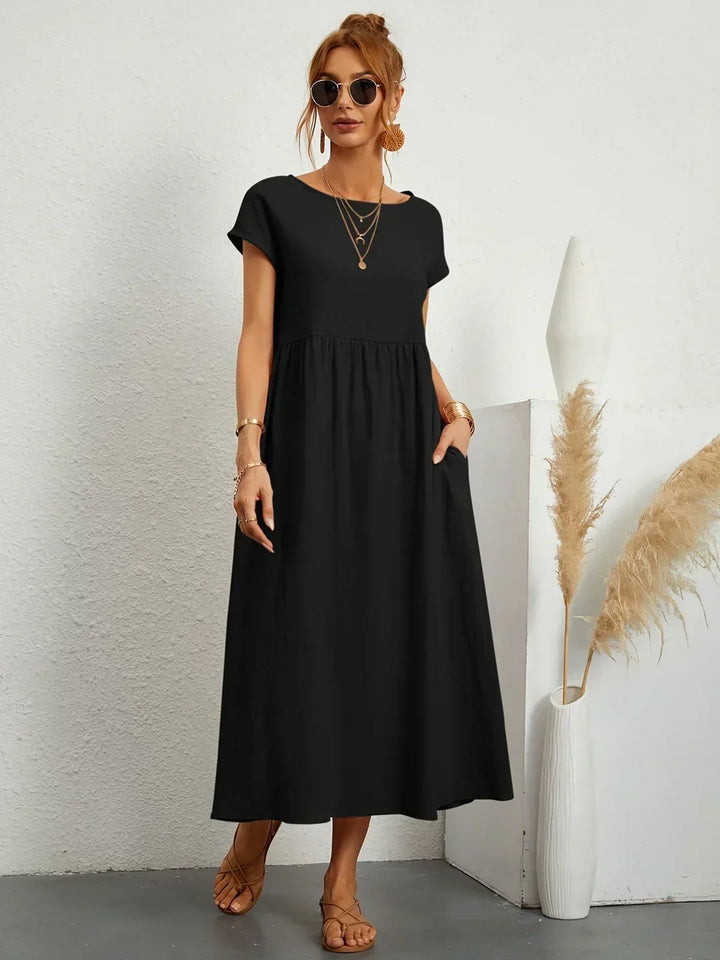 Clara™ | Robe midi fluide élégance intemporelle