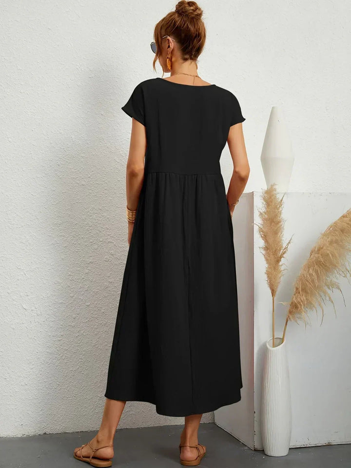 Clara™ | Robe midi fluide élégance intemporelle