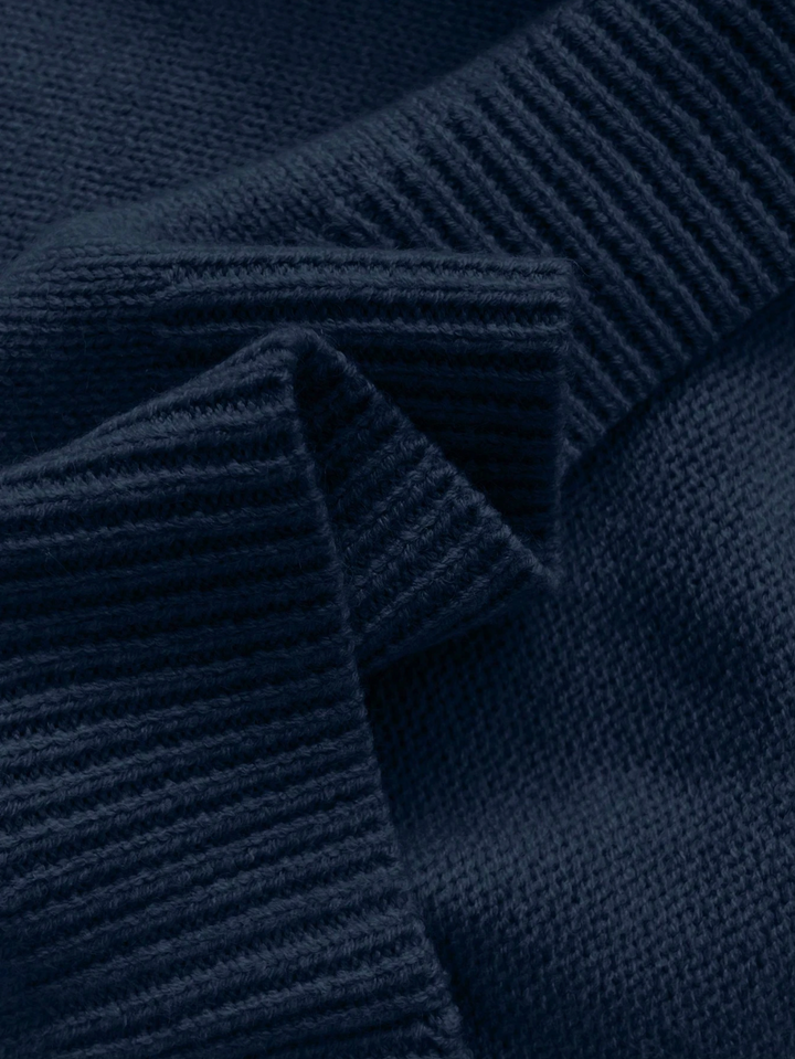 Pier | Pull Chic en Tricot avec Col en Dentelle Élégant