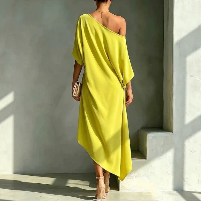 Laurence | Robe élégante asymétrique