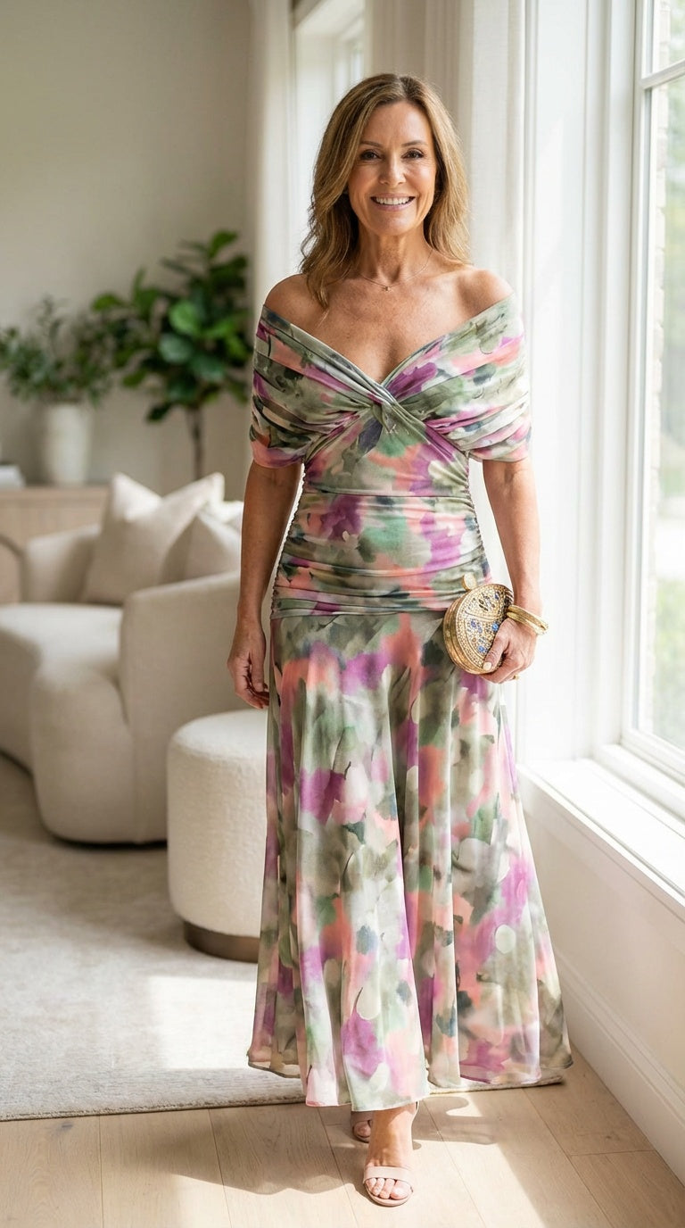 Fiona | Robe Maxi Fleurie