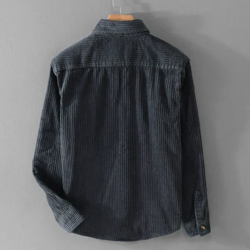 Thomas™ | Chemise Velours Côtelé Élégance Intemporelle