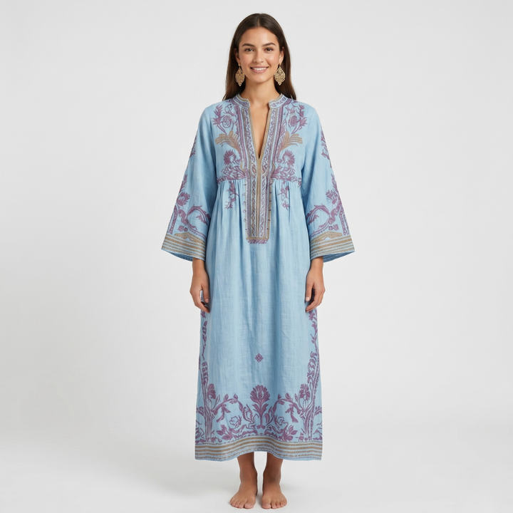 Judith | Robe Fluide Brodée