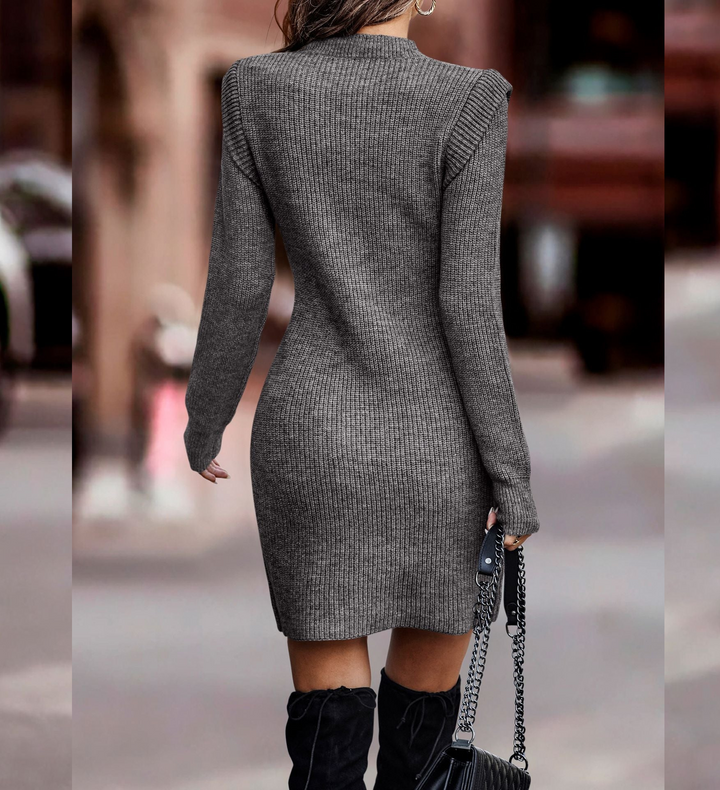 Thalira™ | Élégante Robe-Pull Décontractée
