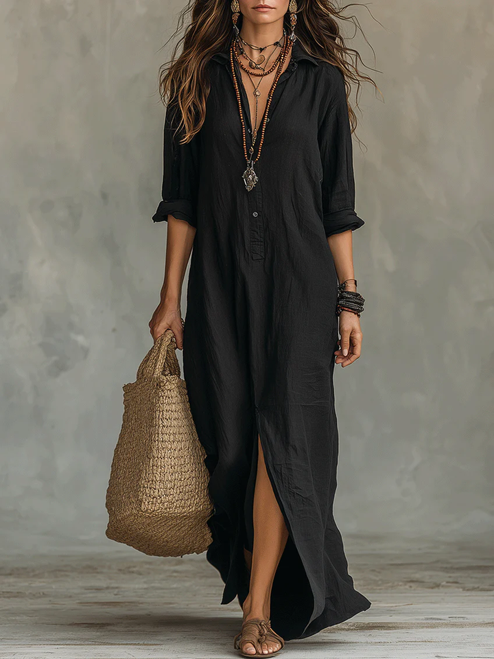 Willow | Robe Maxi Élégante à Silhouette Flatteuse