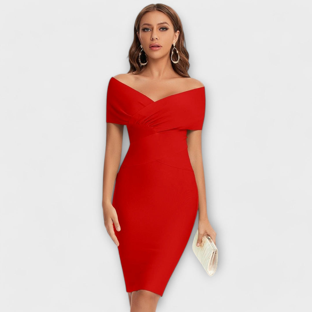 Livia™ | Élégante Robe à Col V